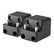 PTM Watersports Board Rack Mount  4 Bolt  Black  Pair P131681400TEBBK