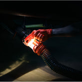 Camco Rhino RV Sewer Hose Extender PRO  5 Sewer Hose Extension  TorqueGrip Handle wBuiltIn LED Flashlight 39570