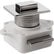 SeaDog Push Button Rim Latch  Square  Stainless SteelPlastic Housing 2253101