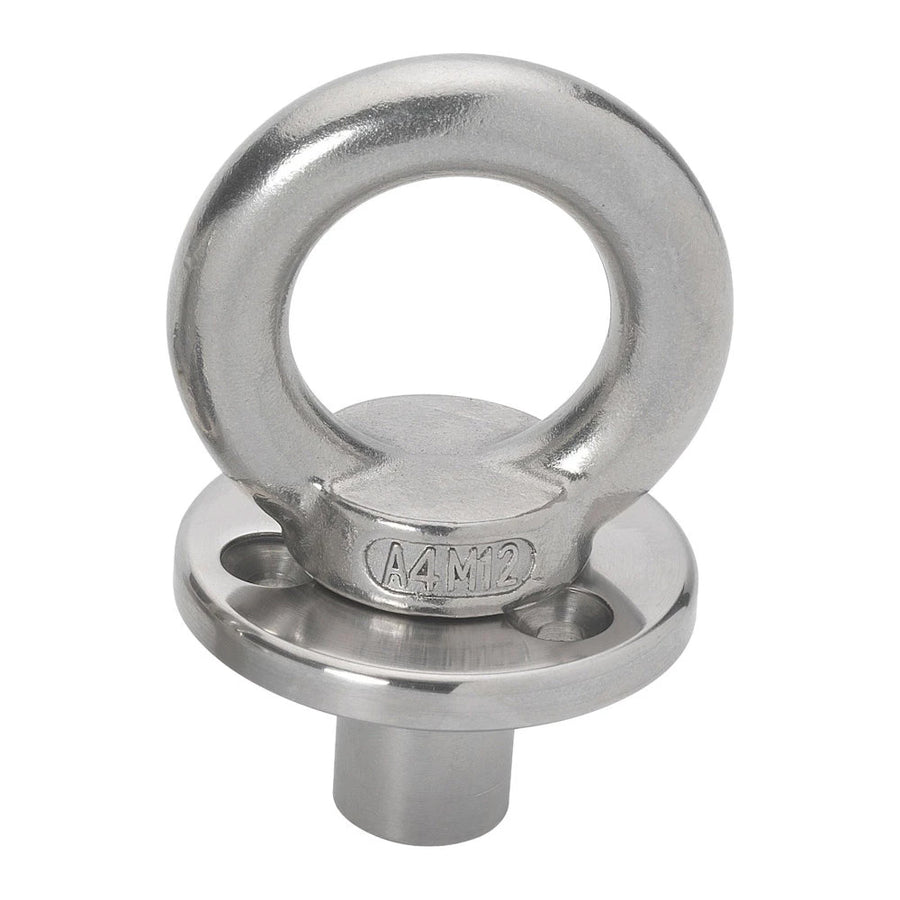 Barton Deck Plate wFixing  Eye wBlanking Plug  M12 Eye 60362