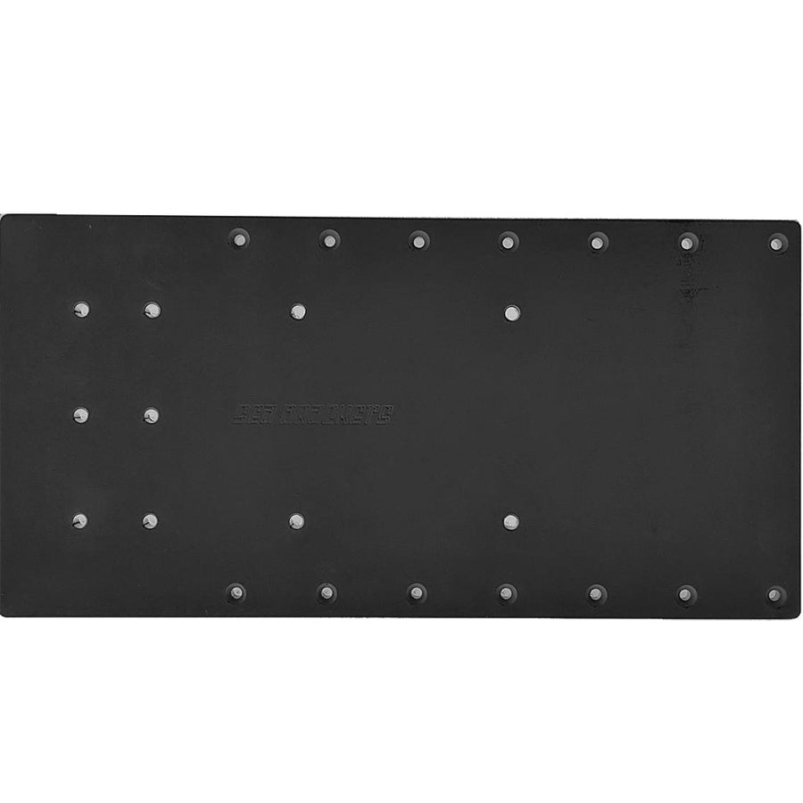Sea Brackets 20 Straight Trolling Motor Plate fMinn Kota Quest  Black SEA2310BLK