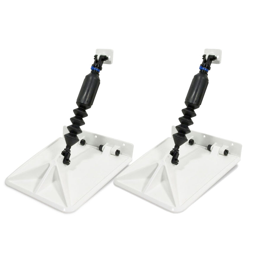 Smart Tabs SX Trim Tabs by Lectrotab 95 x 10 f1820 Boat w150  240HP  White SXW951080