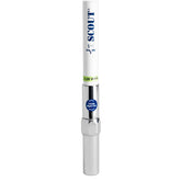 Scout 8 QuickFit White VHF Antenna w5M Cable  FME Quick 6 Foam Filled 6db Solid Brass  Copper Element PF AN NVHF00040T