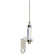 Scout 3 Stainless VHF Whip 3dB wBracket fSailboats  No Cable PF AN NVHF00012T