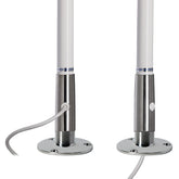 Scout Titan Series 4 White VHF Antenna 3dB Stainless Steel Ferule w5M RG58 Includes PL259 PF AN NVHF00044T