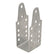 CE Smith Strap Bent Channel Upright Short Galvanized Bracket  9 25002178610EZ