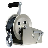 Powerwinch Utility Series Winch 2500lb 2 Speed 6 Crank Arm  Zinc 21500W25006ZR