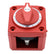 Bluewater Off12Both Battery Switch  Surface Mount  Red 980000711