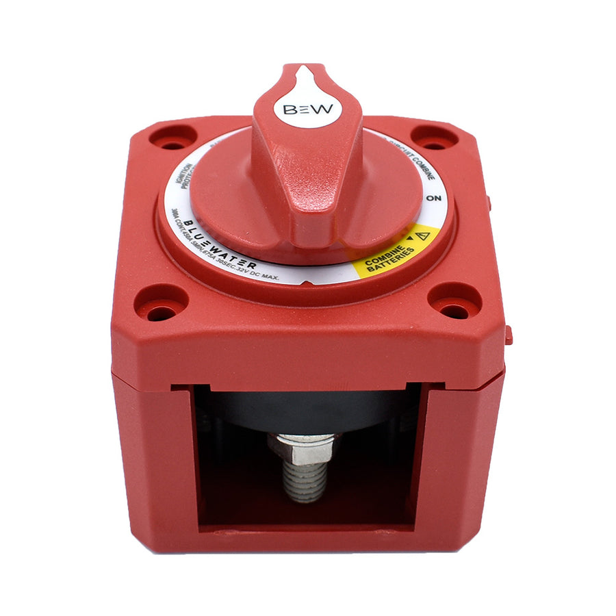 Bluewater OffOn Combine Battery Switch wo Base  Surface Mount  Red 980001111