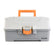 Plano ThreeTray Tackle Box  Light GreyDark Grey P000406