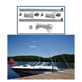Dock Edge Supreme EZStow Mooring Whips  10  4000lbs  Up to 21 DE3330F