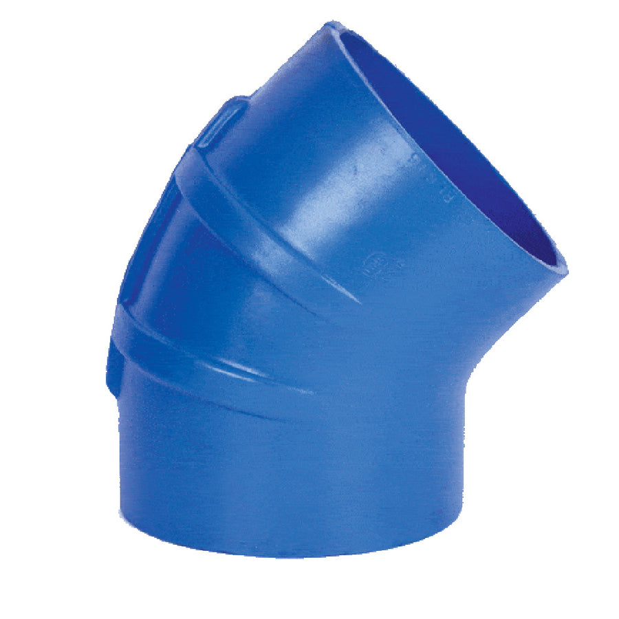 Trident Marine 5 ID 45 Degree Blue Silicon Wet Exhaust Elbow 240V5000SS