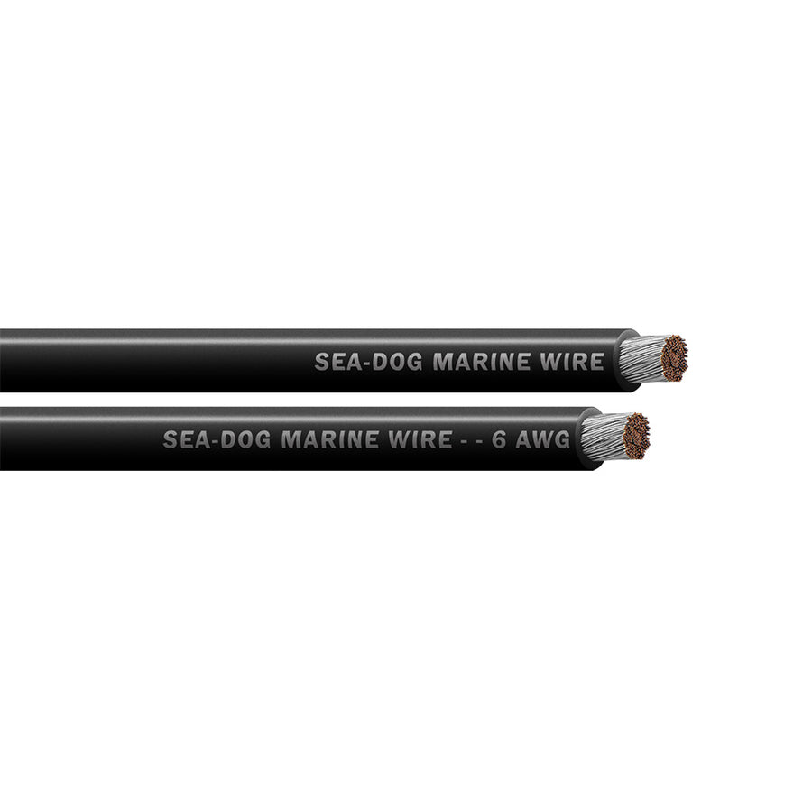 SeaDog 6 AWG Black Battery Cable  100 8006012