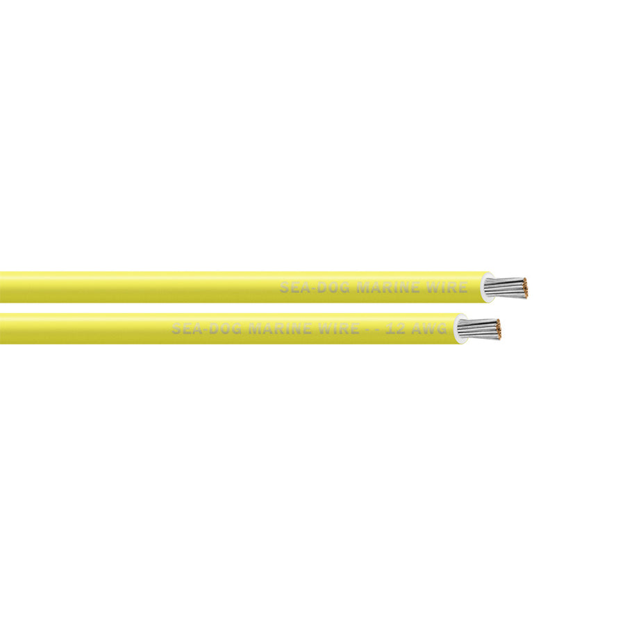 SeaDog 12 AWG Yellow Primary Wire  100 8012032