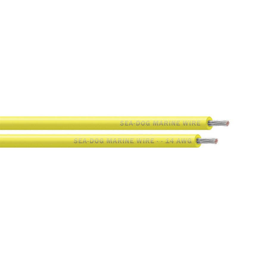 SeaDog 14 AWG Yellow Primary Wire  250 8014034