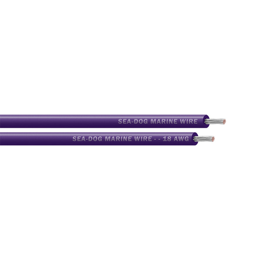 SeaDog 18 AWG Purple Primary Wire  500 8018107