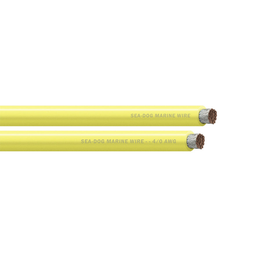 SeaDog 40 AWG Yellow Battery Cable  250 8041034