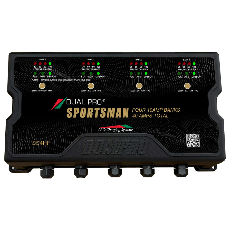 Dual Pro Sportsman HF High Frequency Battery Charger 40A  4 Bank SS4HF