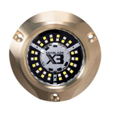 Lumitec SeaBlaze X3 LED Underwater Light  Dual Color WhiteBlue 101945