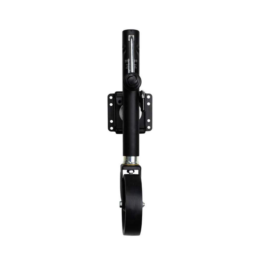 Powerwinch Select Series Jack  1500lb WeldOn Single Wheel Carbon Black 21400J1500W1BR