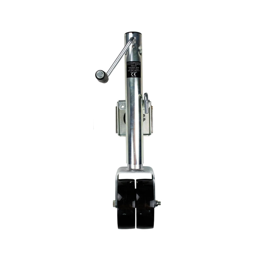 Powerwinch Utility Series Jack  1500lb BoltOn Double Wheel Zinc 21500J1500B2ZR