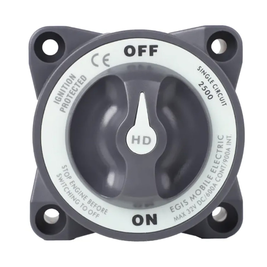 Egis Battery Switch  Heavy DutySeries 600A  OffOn 2500