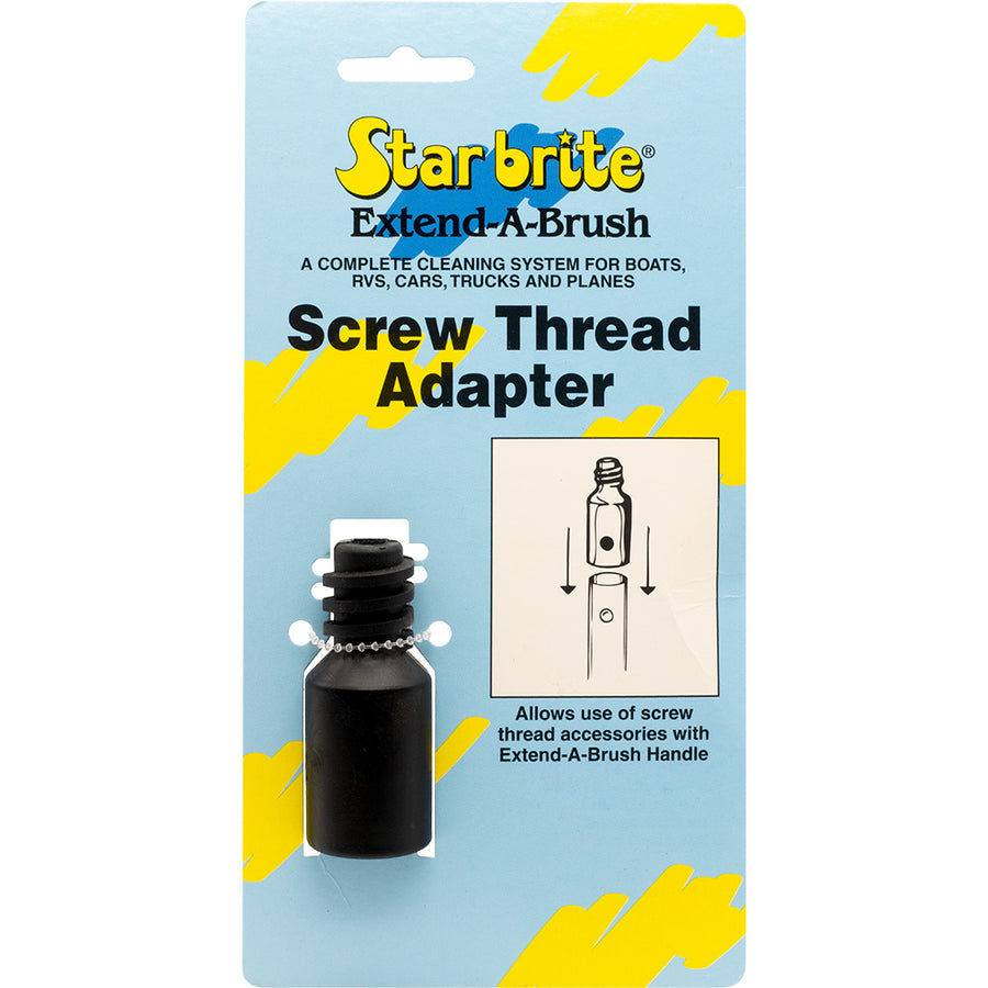 Star brite Screw Thread Adapter fExtendABrush Handles 40034