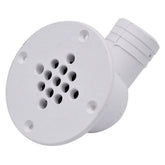 TM Marine 90Degree Cockpit Scupper Drain  White CSD92DP