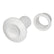 TH Marine Recessed Flapper Scupper Drains  White RFS2DP