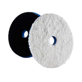 Lake Country HDO Heavy Cutting Microfiber Pad 55  Blue Foam wWhite Microfiber HDO550FLC
