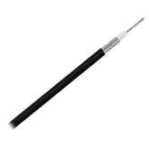 Pacer RG58AU Coax Cable Stranded TV Cond TV Braid  Black Jacket  150 MRG58AU150
