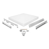 Camco Universal RV Roof Vent Replacement Kit  Fits Standard 14 x 14 Vent Openings 40195
