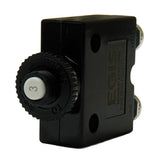 Egis 3A Push Button Panel Mount Circuit Breaker  Screw Terminals 471003