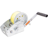 Load Rite TwoSpeed Trailer Winch  3200lbs  25 Yellow Heavy Duty Strap 608930