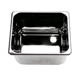 Scandvik Rectangular Sink Stainless Steel  Right Side Drain 10224