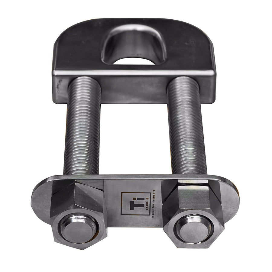 TiTackle Titanium Bow D Ring  4 Long Stud TTBOWDRING