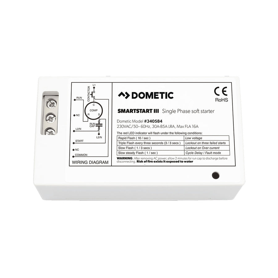 Dometic SmartStart III Single Phase Soft Starter f230V GT16 Marine Air Conditioner 9610003000