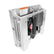 Bobs Machine 4 Setback Action Series Hydraulic Jack Plate  Silver 100104101NOPCNOSPNNG