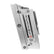 Bobs Machine 6 Setback Action Series Hydraulic Jack Plate  Silver 100106010NOPCNOSPNNG