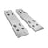 Bobs Machine Reversible Transom Wedges 5 Degrees  Aluminum Finish 319200000NOPC