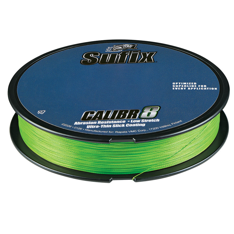 Sufix Calibr8 Braid 150yds 65lb  Neon Lime 694065L