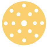 RUPES MULTIPURPOSE Paper Abrasive Discs 150mm 6  15 Holes  P40 Grit Box of 50pcs 945PD040