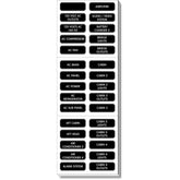 Blue Sea 8067 AC Panel Extended 120 Label Set 8067