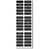 Blue Sea 8039 DC Panel Extended 120 Label Set 8039