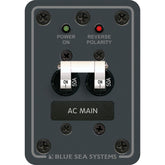 Blue Sea 8079 AC Main Only Circuit Breaker Panel  White Switches 8079
