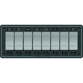 Blue Sea 8261 Waterproof Panel 8 Position  Slate Grey 8261