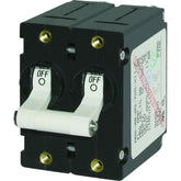 Blue Sea 7242 ASeries Double Pole Toggle  50AMP  White 7242