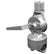 Shakespeare 4188SL Rail Mount Ratchet Mount for 1 to 15 Rails 4188SL