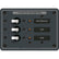 Blue Sea 8025 DC 3 Position Breaker Panel  White Switches 8025