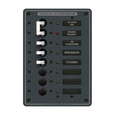 Blue Sea 8027 AC Main 6 Position Breaker Panel  White Switches 8027
